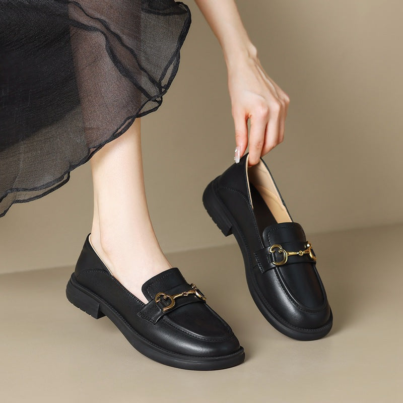 Women's British Style Slip-on Pumps Korean Loafers