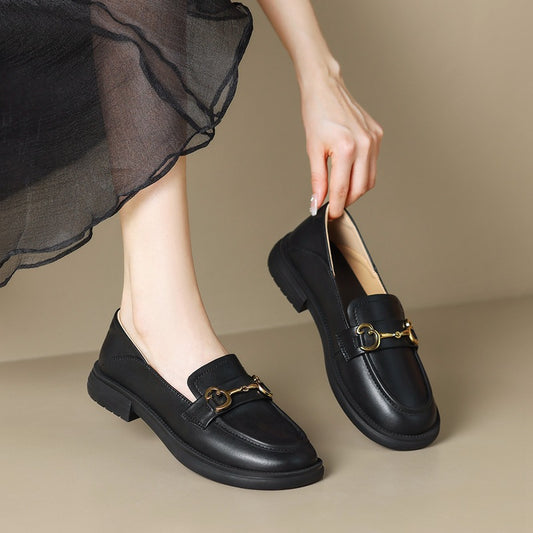 Women's British Style Slip-on Pumps Korean Loafers