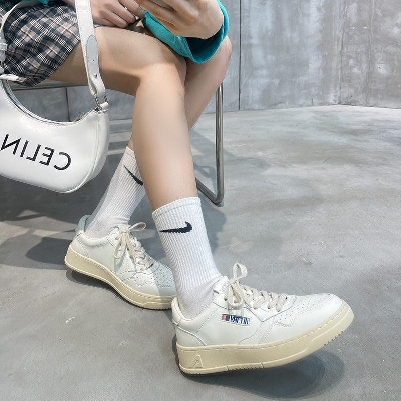 Women's Platform Calf Niche Korean Style Sports Sneakers