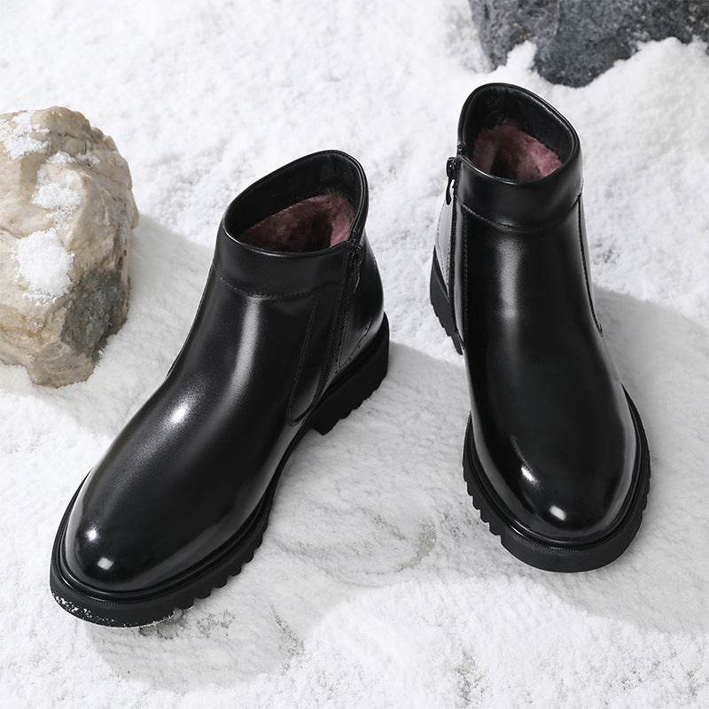 Men's Integrated Winter Warm With Veet Wool Boots
