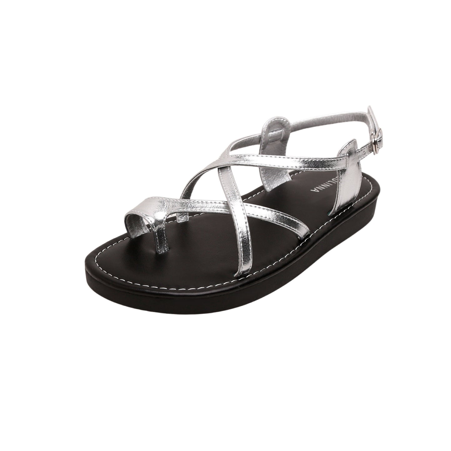 Women's Toe Covering Soft Bottom Niche Roman Sandals