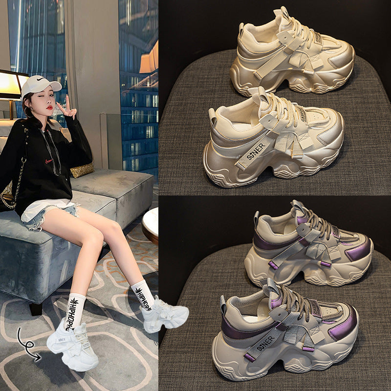 Women's Bottom Height Increasing Insole Explosion Board Fashion Women's Casual Shoes