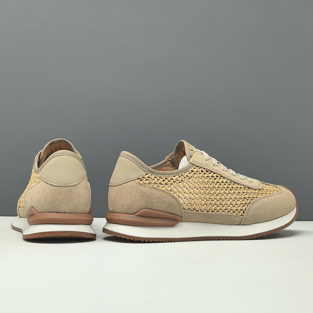 Men's First Layer Board Fashion Summer Hollow Sneakers