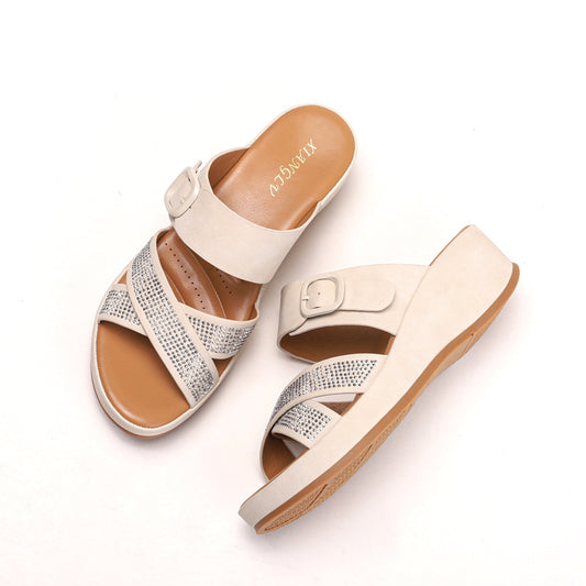 Women's Bohemian Platform Soft Bottom Outdoor Fashion Slippers