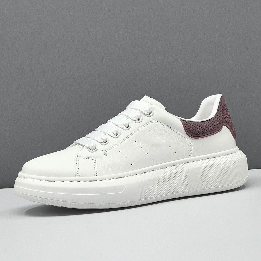 Men's First Layer Board Fashionable White Versatile Sneakers