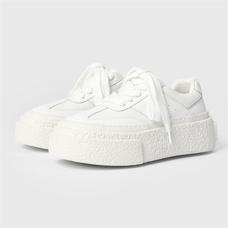 Men's Summer Breathable Thin Mesh Board Thick Sneakers
