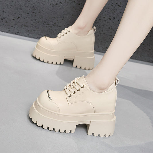 Women's Spring Platform Muffin Bottom Fashion Small Loafers