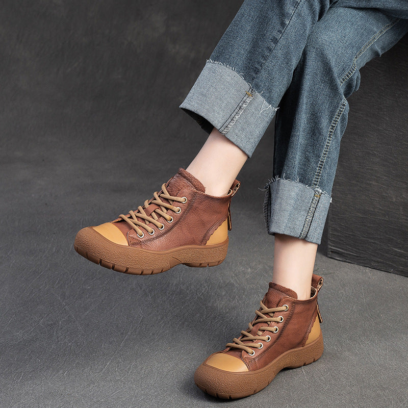 Women's Shu Retro High Top Ankle Multicolor Casual Shoes