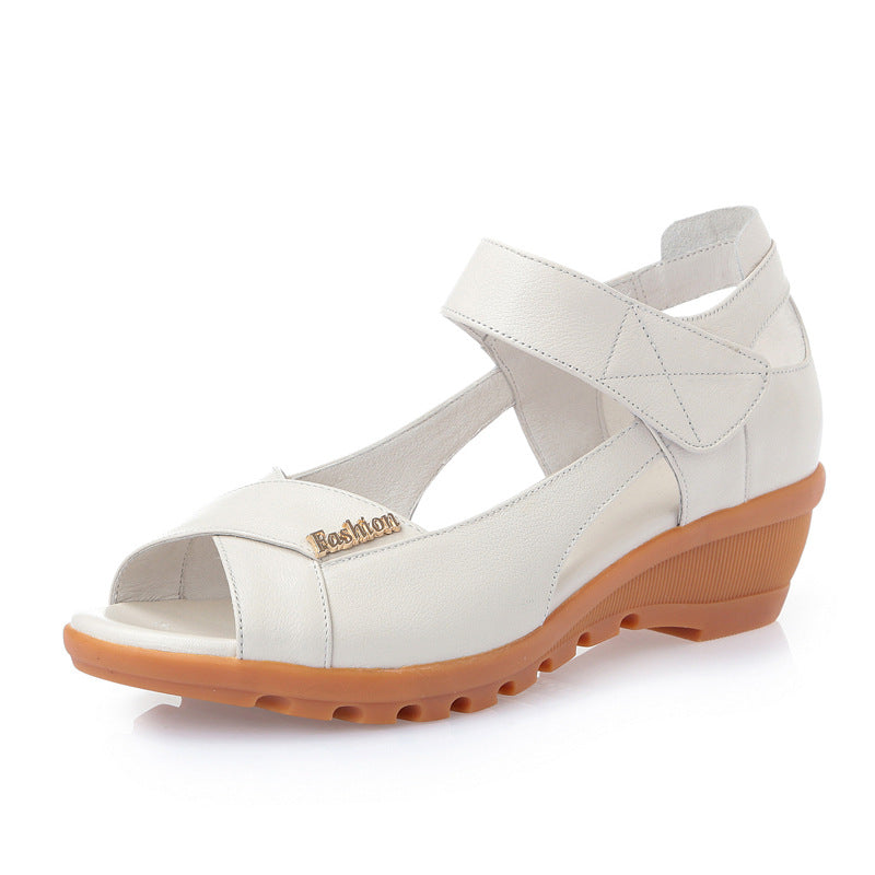 Women's & Men's Summer Wedge Peep Toe Soft Bottom Sandals