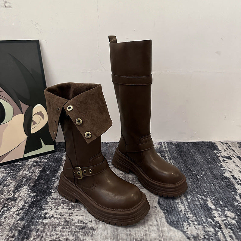 Women's Long Two-way Below The Knee High Boots