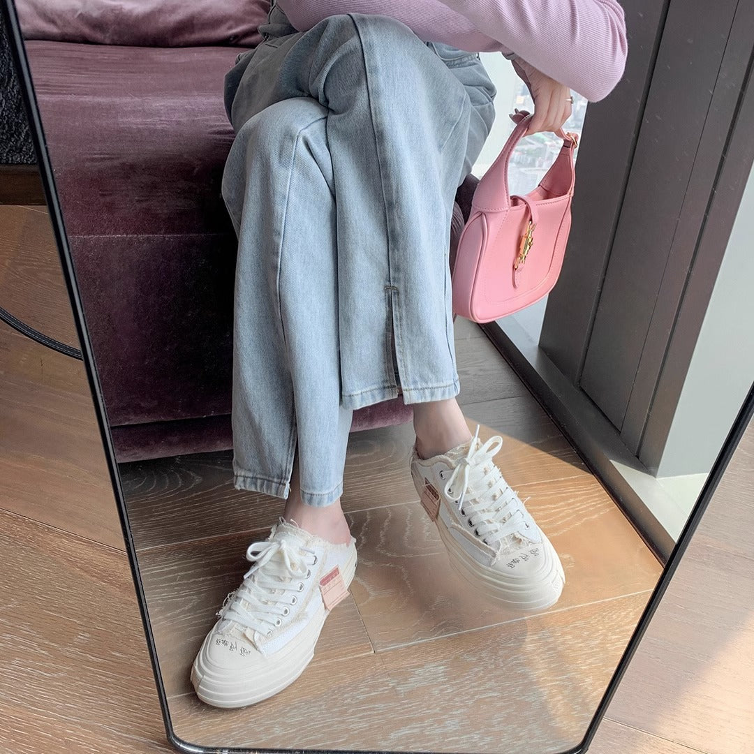 Women's Su Wu Beggar Fringe Raise The Bottom Sneakers