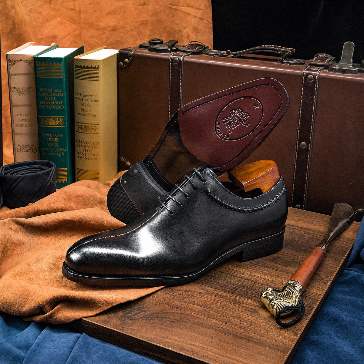 Men's Korean Style Business Formal Wedding Trendy Leather Shoes