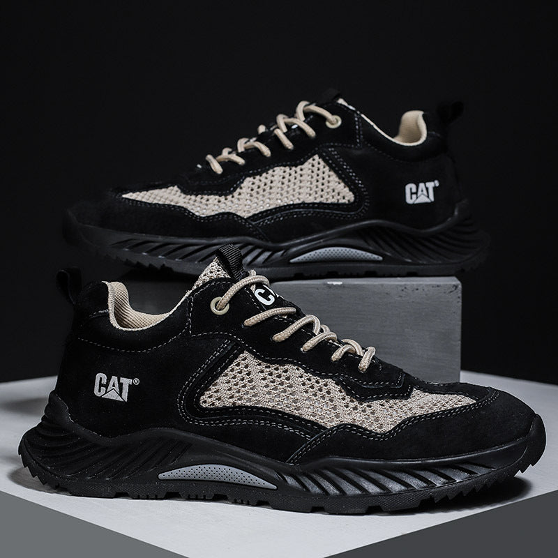 Men's Outdoor Sports Mesh Breathable Tooling Hiking Sneakers