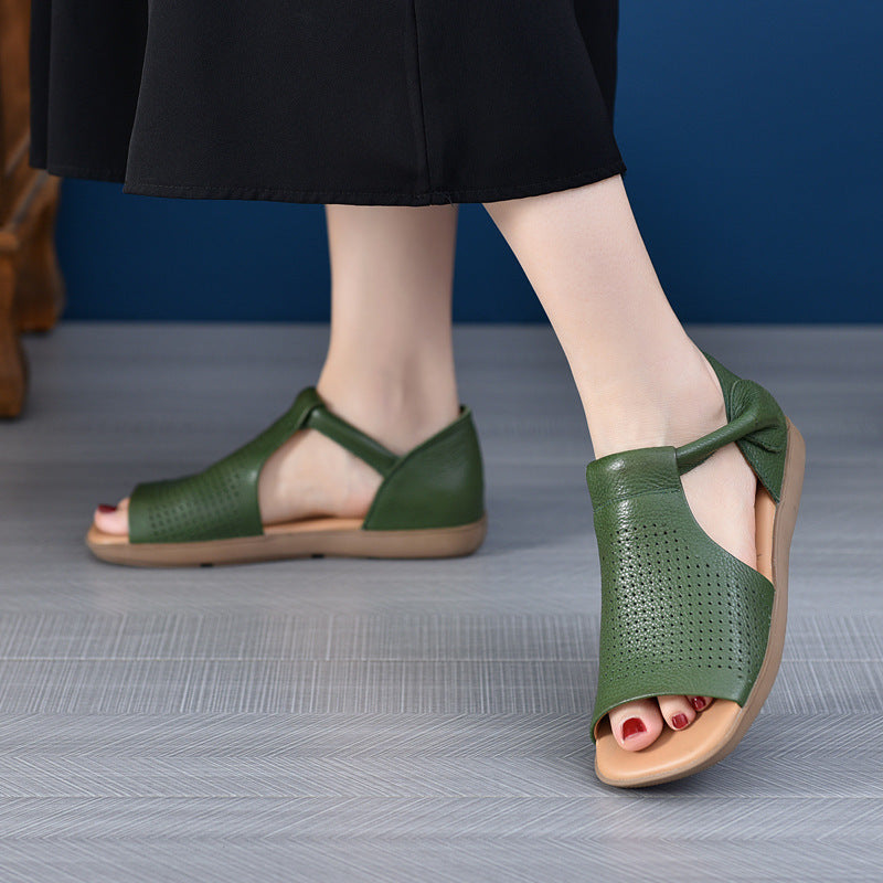 Women's Summer Niche Design Soft Surface Comfortable Fish Sandals