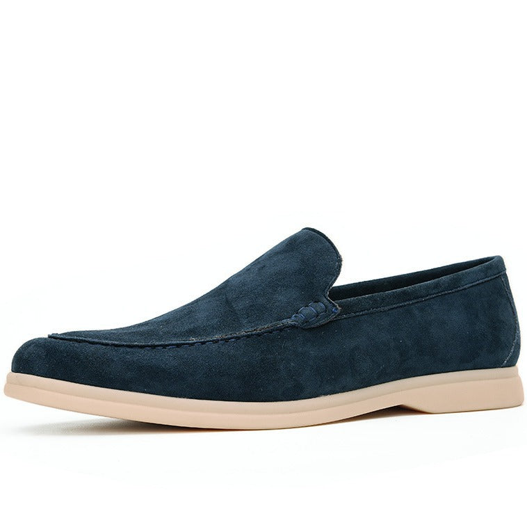 Men's Soft Genuine Surface Bottom Wear Resistance Leather Shoes