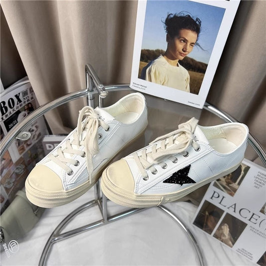 Women's Grape Mom Retro Dirty Board Distressed Casual Shoes