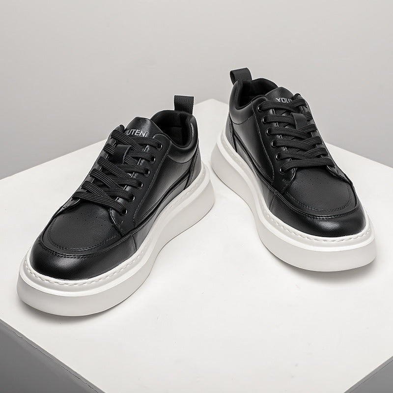 Men's White Autumn Fashion Retro Sports Lightweight Men's Board Shoes