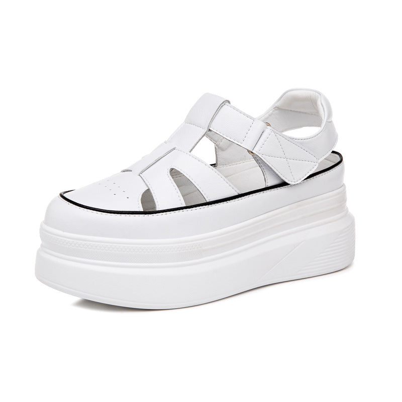 Women's Summer Wear Thick Bottom Hollow Pitcher Sandals
