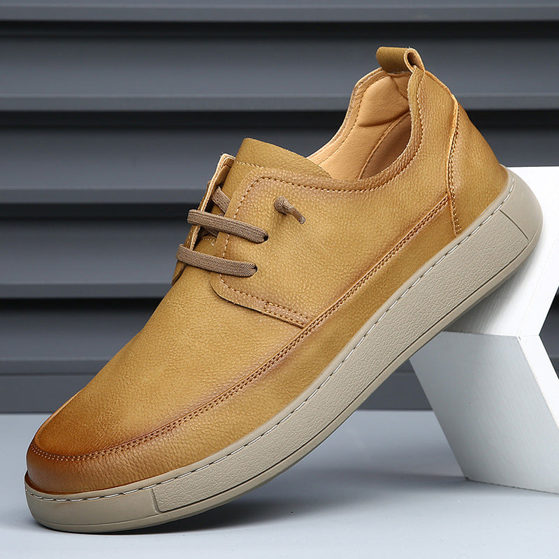 Men's Toast Genuine Breathable Soft Bottom Surface Men's Casual Shoes