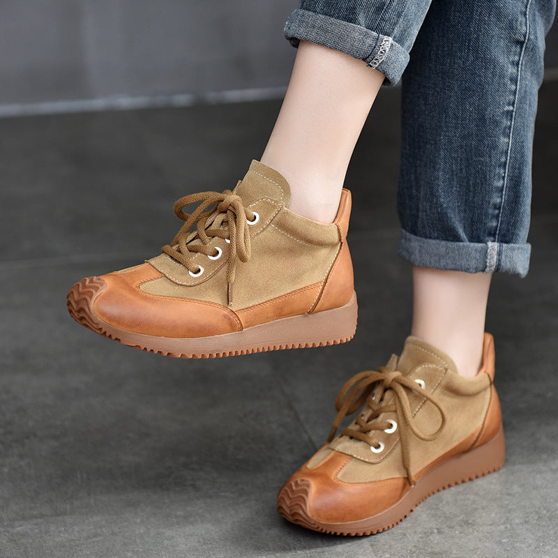 Women's Pumps Middle High Top Versatile Soft Casual Shoes
