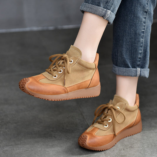 Women's Pumps Middle High Top Versatile Soft Casual Shoes
