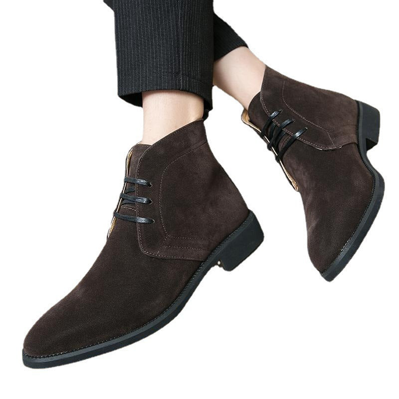 Men's Business Plus Size British Style Vintage Boots