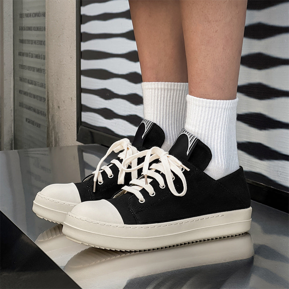 Men's Cloth Surface Board Sports Raise The Sneakers