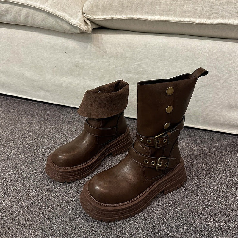 Women's Long Two-way Below The Knee High Boots