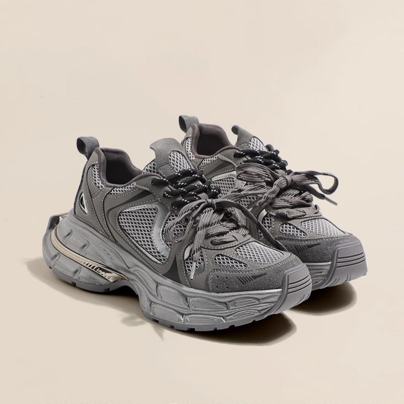 Women's Gu Slimming Platform Dad Autumn Mesh Breathable Sneakers