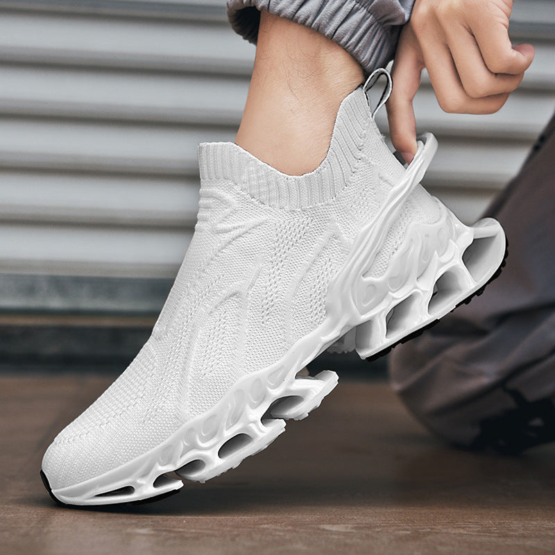 Men's Plus Size Leisure Slip On Breathable Sneakers