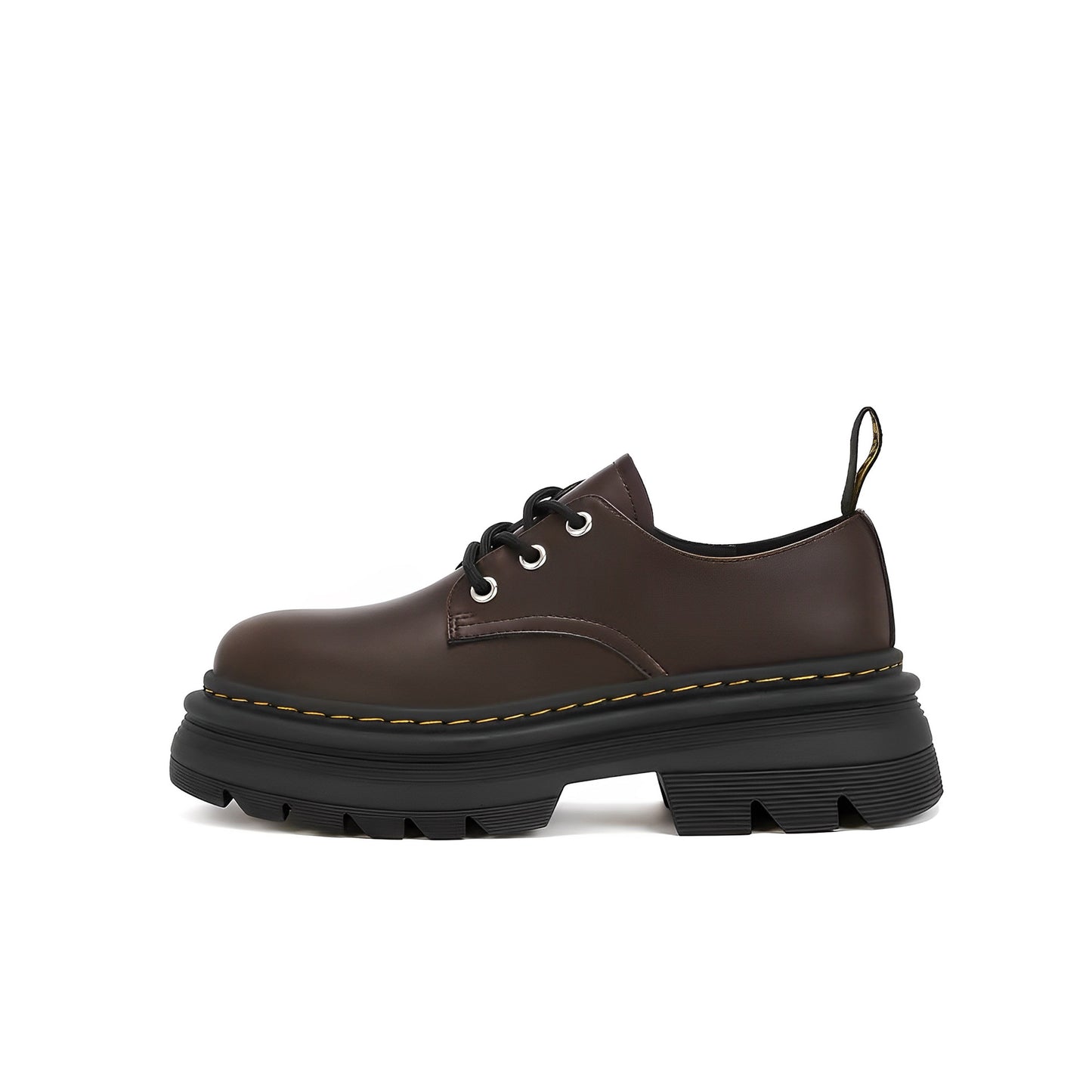 Women's Genuine Little Martin Platform Height Increasing Loafers