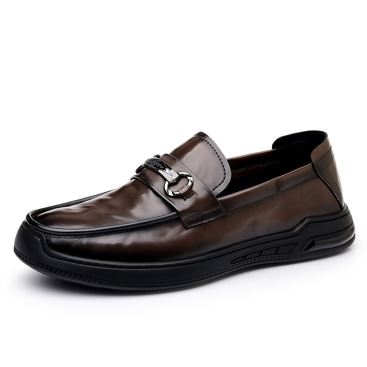 Men's Business Trendy Soft Bottom Surface Driving Slip-on Men's Casual Leather Shoes