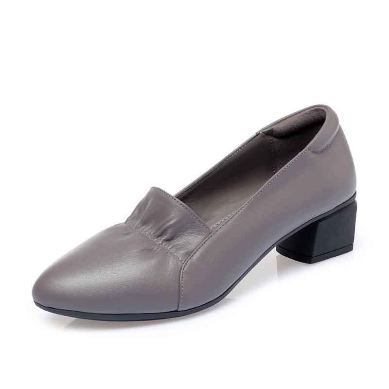 Women's Bottom Pumps Autumn Mid Shallow Mouth Casual Shoes