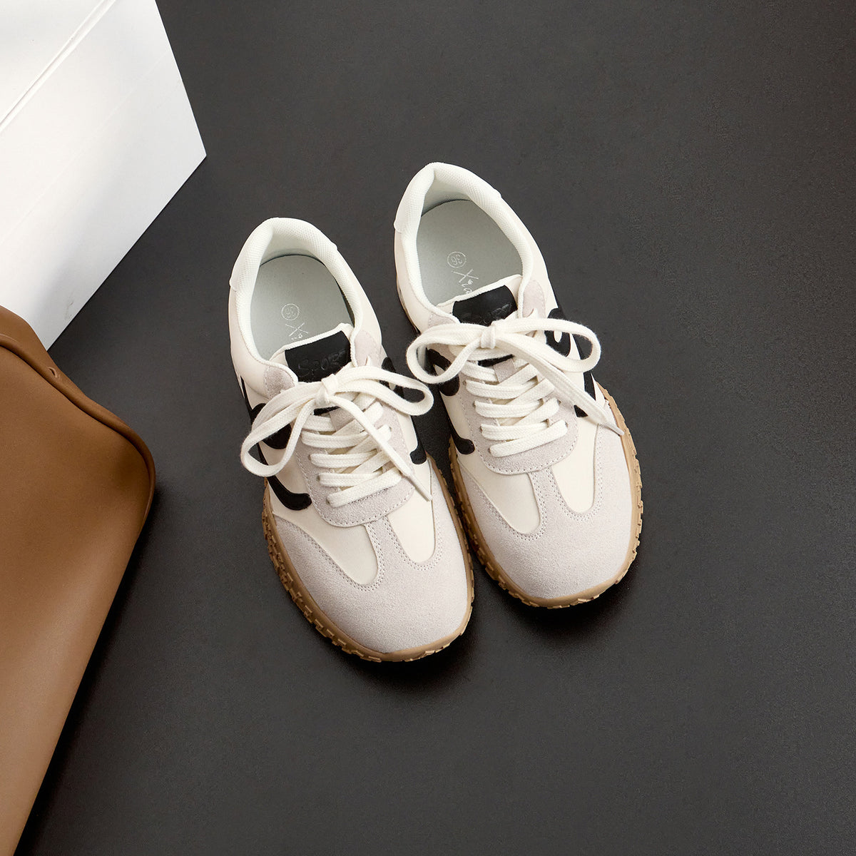 Women's Height Increasing Insole German Training Small Size Thick Bottom Color Women's Casual Shoes