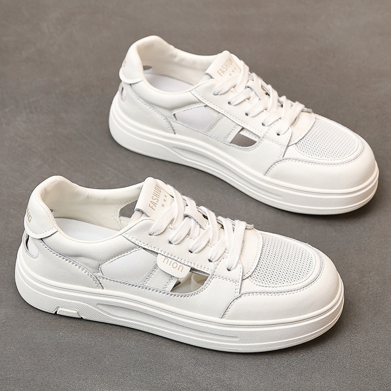 Women's Board Thick Bottom Heightened Easy Wear Casual Shoes