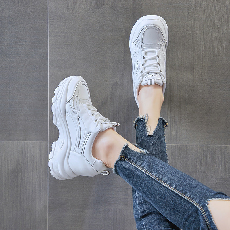 Women's Heightened Daddy Autumn Tide Thick Bottom Sports Women's Casual Shoes