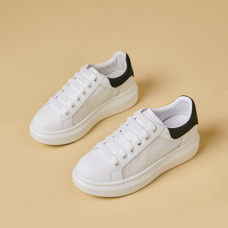 Women's Increasing Fashion Genuine Summer University Style Casual Shoes
