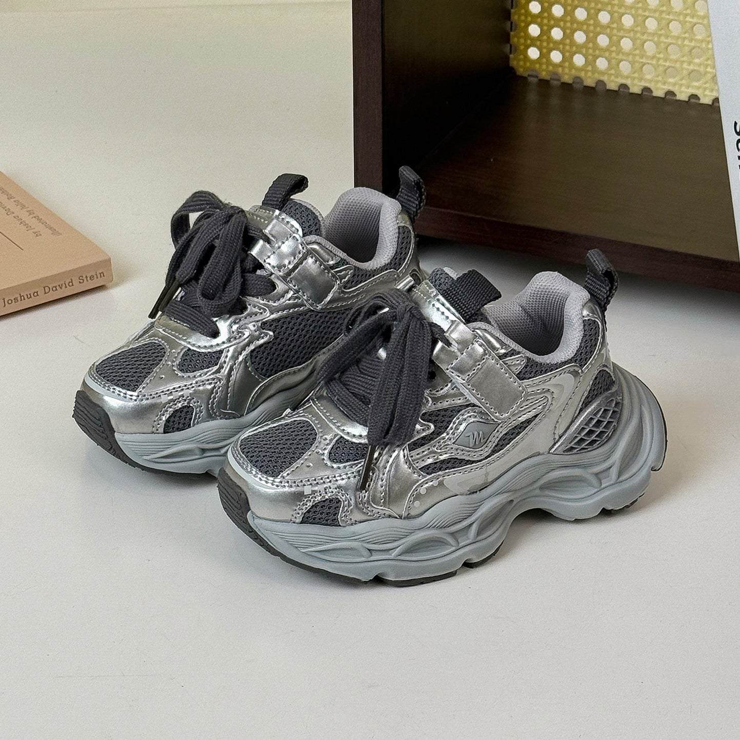 Children's Spring Dad Versatile Running Mesh Breathable Kid's Sneakers