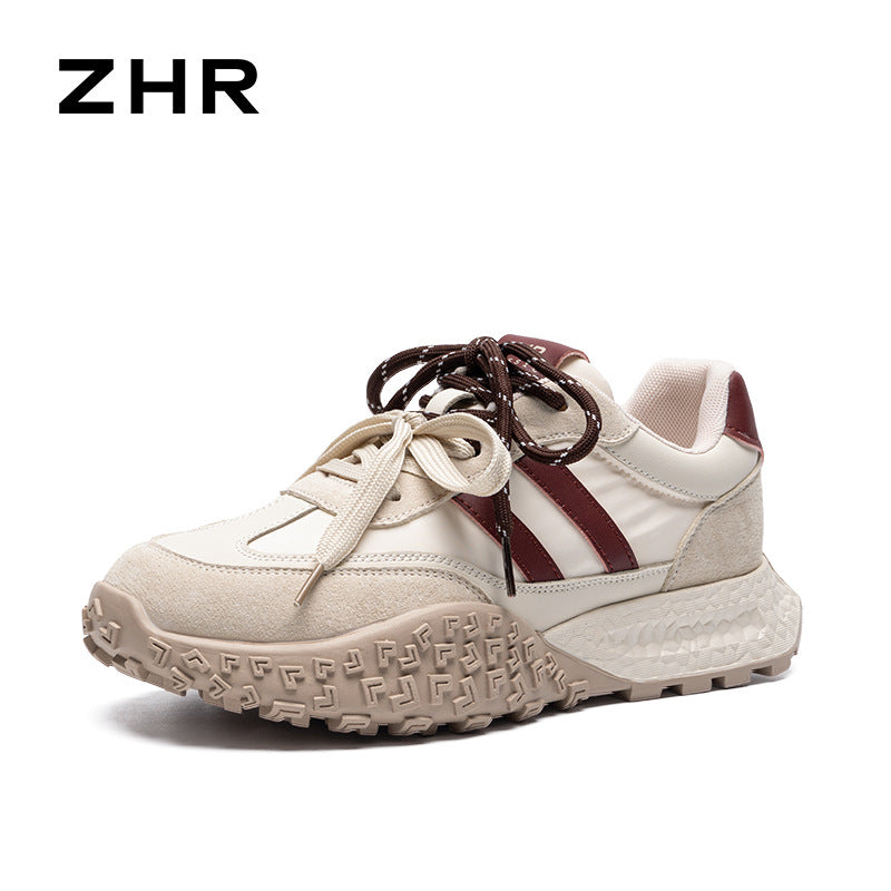 Women's German Training Retro Autumn Color Matching Sneakers