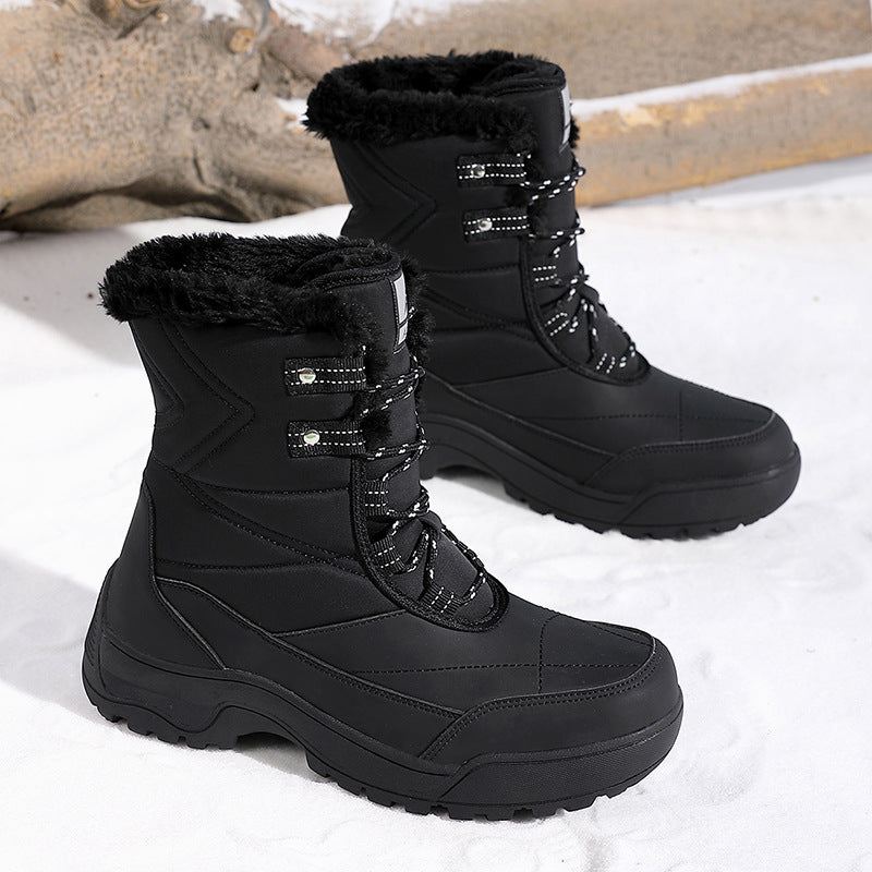 Women's Winter Plush Insulated Windproof Sports Outdoor Snow Boots