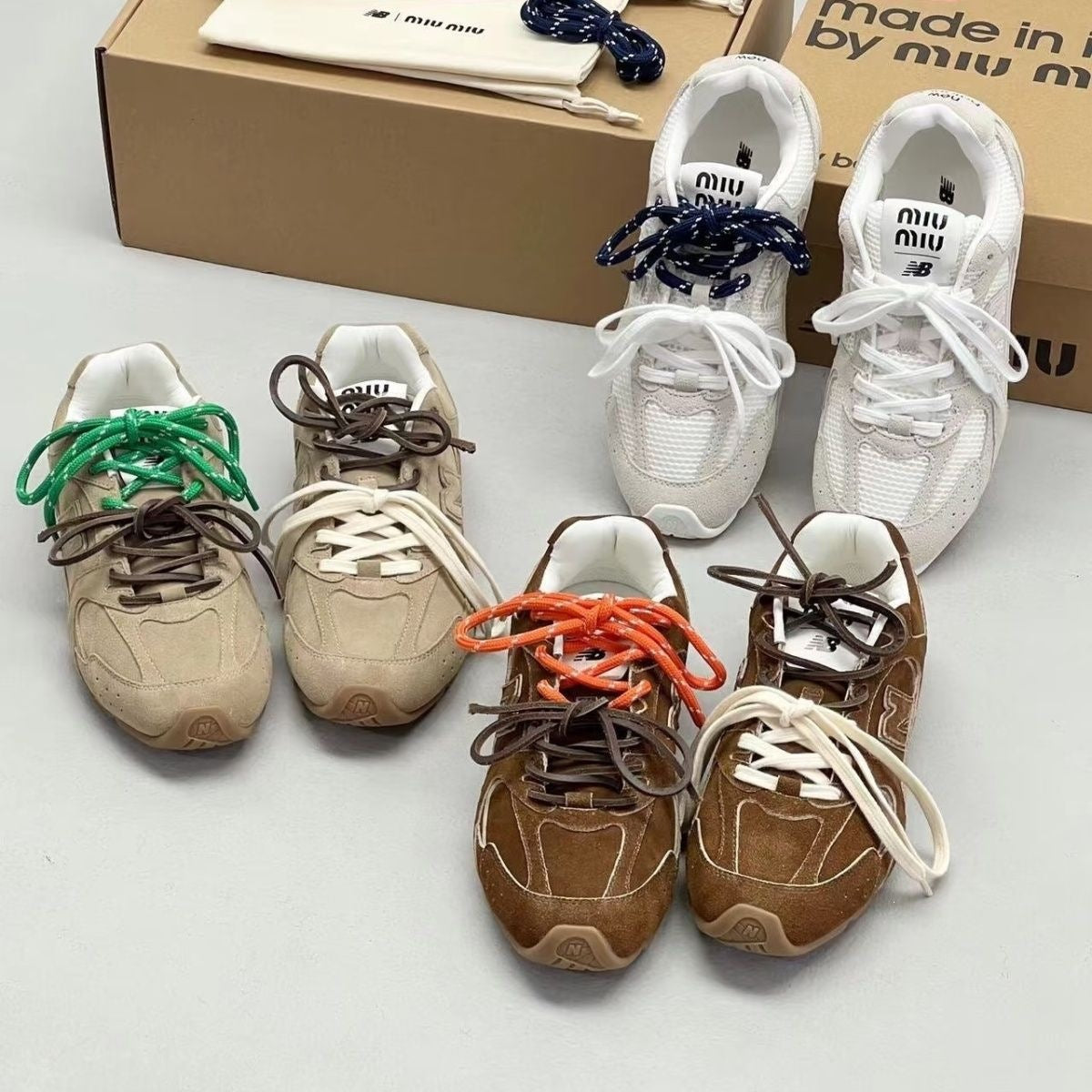 Summer Breathable Clunky Mesh Couples Running Women's Sports Shoes