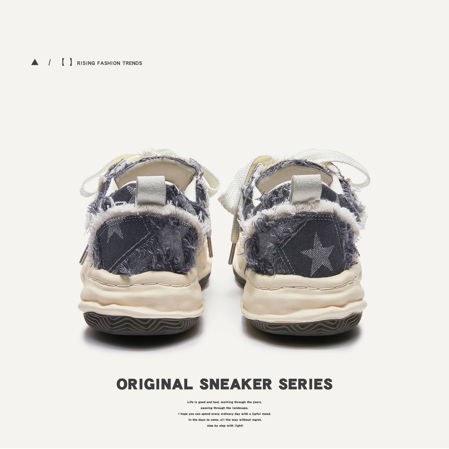 Women's & Men's Destroy Aesthetic Dissolution Retro Distressed Youth Men's Shoes