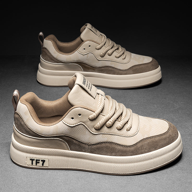 Men's Thick Bottom Increased Fashionable Retro Sports Sneakers