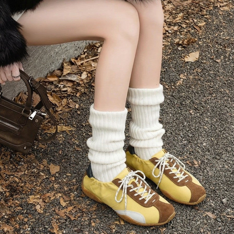 Women's Genuine German Training Spring Retro Sports Height Increasing Women's Casual Shoes