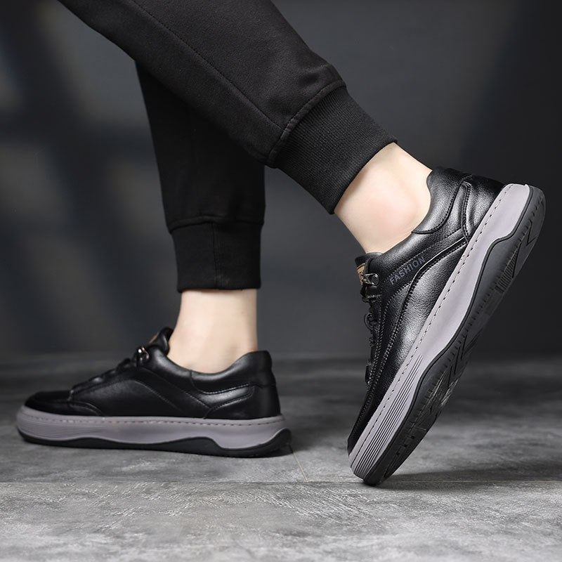 Men's Fashionable Autumn Genuine Sports Board Head Sneakers