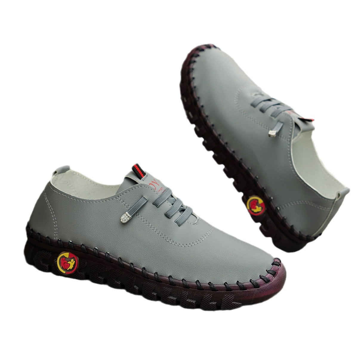 Imitation Soft Bottom Handmade Elderly Loose Wide Casual Shoes