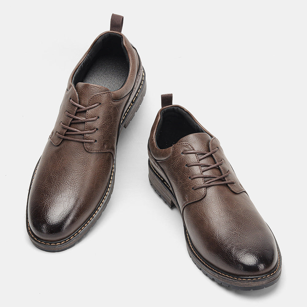 Pretty Men's Graceful Pumps Size Comfort Leather Shoes