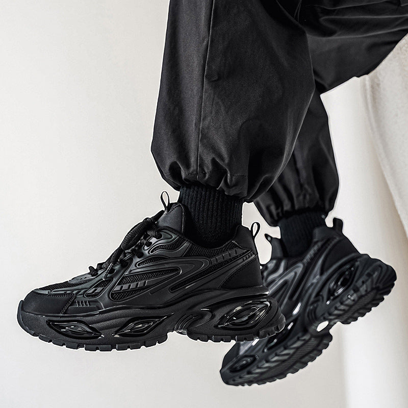 Men's Warrior Elevator Autumn Platform Boys High-grade Fashion Fried Street Daddy Men's Shoes