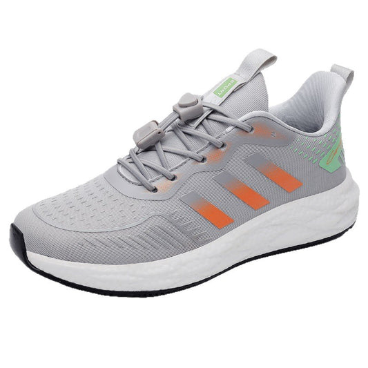 Women's & Men's Vibration Walking Sports Style Lightweight Round Head Sneakers