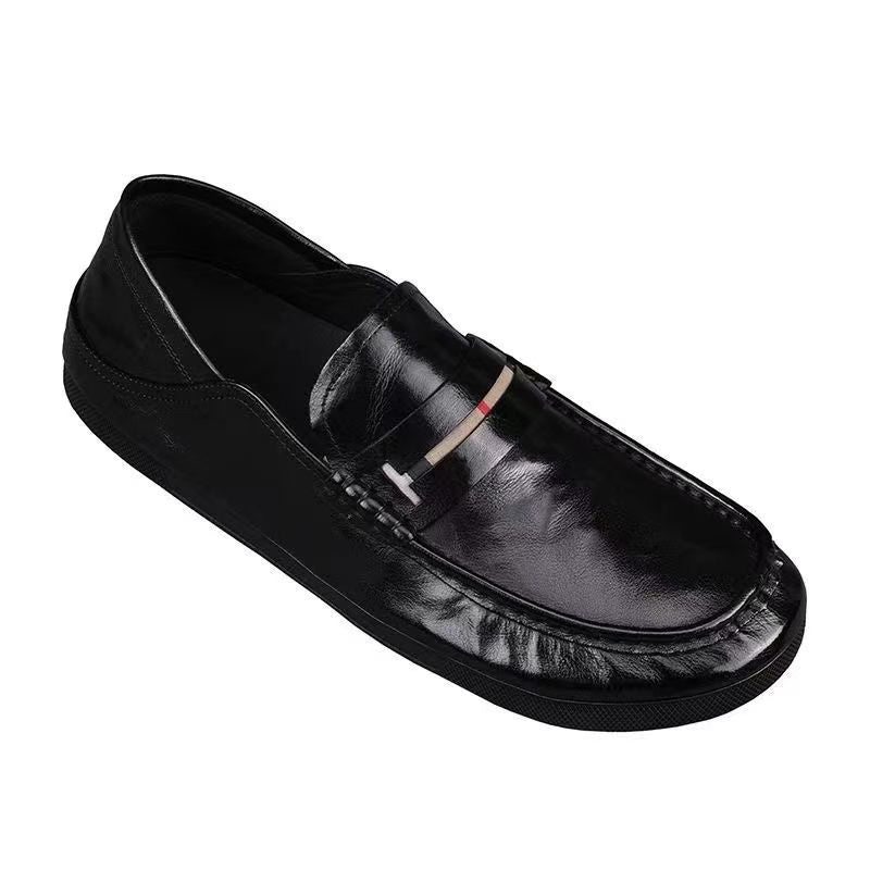 Men's Summer Authentic Business Slip-on Lazy Doug Leather Shoes